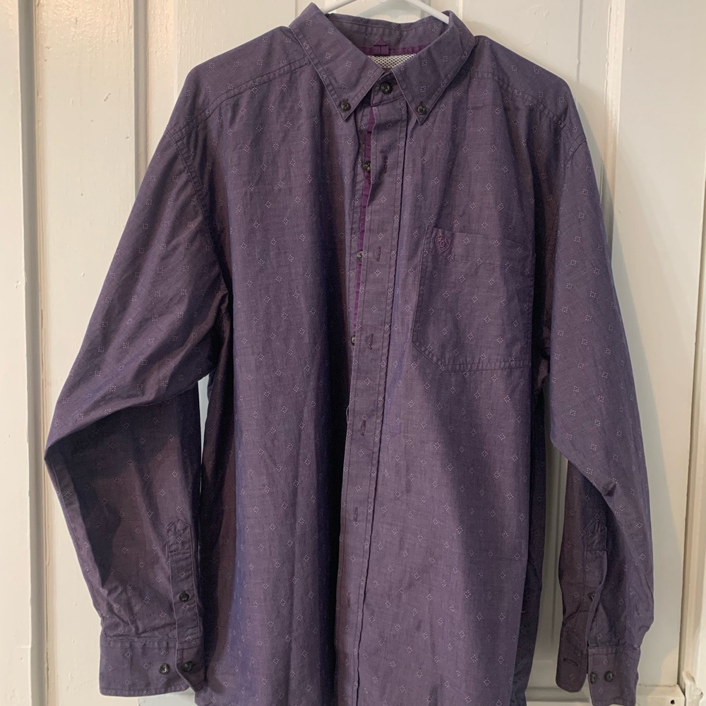 Ariat Pro Series Purple Shirt